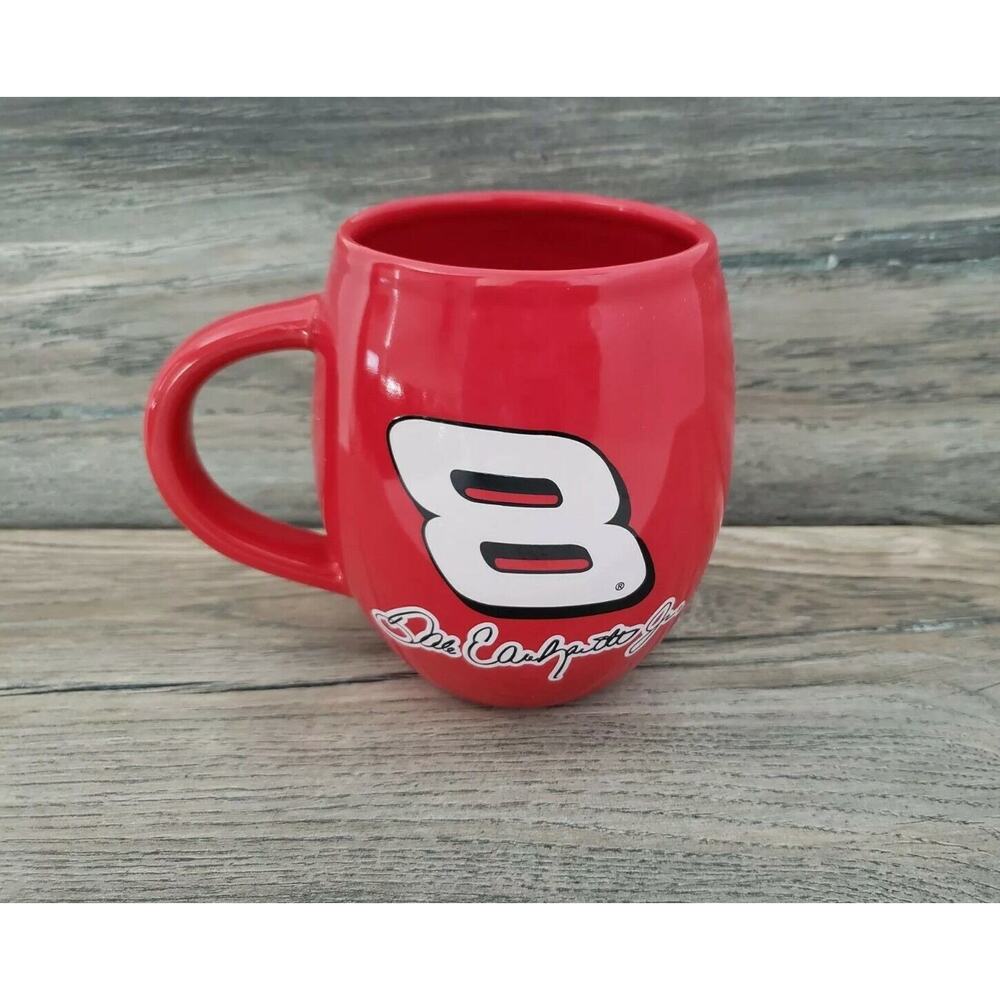 Nascar Dale Earnhardt Jr Red Large Coffee Mug Cup